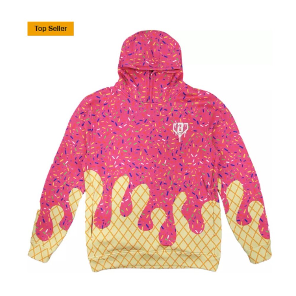 Missy Shop's- Boys' Ice Cream (Strawberry) Hoodie - New with a tag